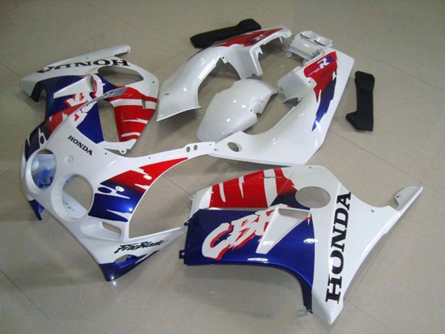 Purchase 1988-1989 White Red Blue Honda CBR250RR MC19 Motorcycle Fairings UK