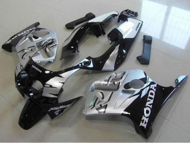 Purchase 1988-1989 Silver Glossy Black Honda CBR250RR MC19 Motorcycle Fairings UK