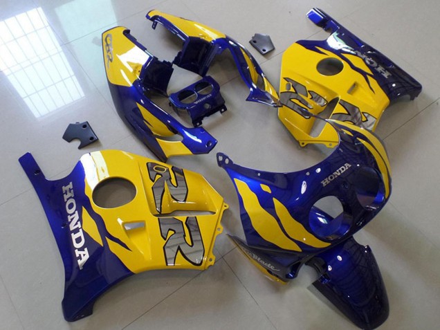 Purchase 1990-1998 Yellow Blue Honda CBR250RR MC22 Motorcycle Fairing UK