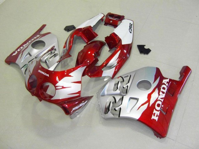 Purchase 1990-1998 Silver Red Honda CBR250RR MC22 Motorcycle Fairings UK