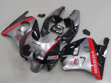 Purchase 1990-1998 Silver Red Glossy Black Honda CBR250RR MC22 Motorcycle Fairings UK