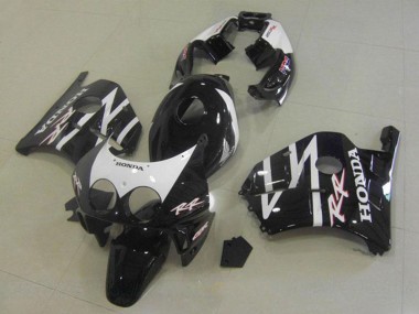 Purchase 1990-1998 Glossy Black White Honda CBR250RR MC22 Motorcycle Fairings UK
