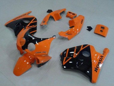 Purchase 1990-1998 Orange Glossy Black Honda CBR250RR MC22 Motorcycle Fairing UK