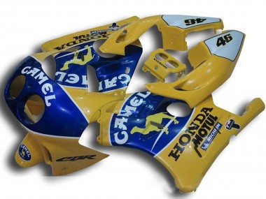 Purchase 1990-1998 Yellow Blue Camel Motul Honda CBR250RR MC22 Motorcycle Fairings UK