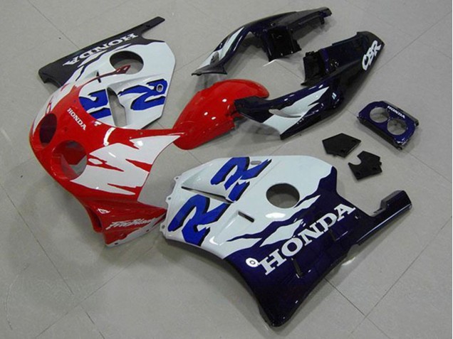 Purchase 1990-1998 White Red Glossy Black Honda CBR250RR MC22 Motorcycle Fairings UK