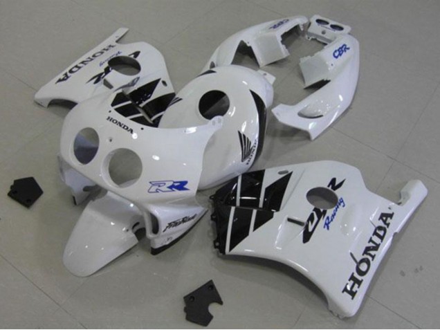 Purchase 1990-1998 White Glossy Black Honda CBR250RR MC22 Motorcycle Fairings UK