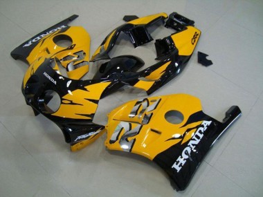 Purchase 1990-1998 Yellow Glossy Black Honda CBR250RR MC22 Motorcycle Fairings UK