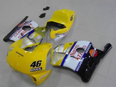 Purchase 1990-1998 Yellow Silver White Red Nastro Azzurro Breil 46 Honda CBR250RR MC22 Motorcycle Fairings UK
