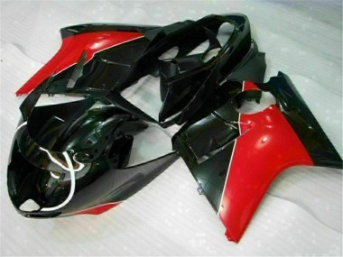Purchase 1996-2007 Red Glossy Black Honda CBR1100XX Blackbird Motorcycle Fairings UK