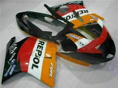 Purchase 1996-2007 Orange White Red Glossy Black Repsol Honda CBR1100XX Blackbird Motorcycle Fairing UK