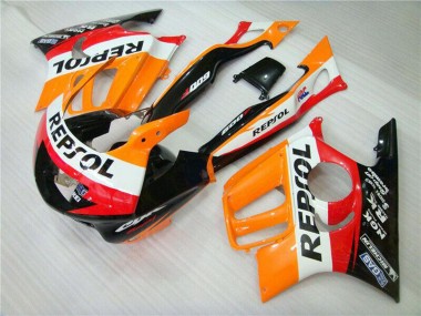 Purchase 1995-1996 Orange White Red Glossy Black Repsol Honda CBR600 F3 Motorcycle Fairing UK