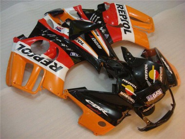 Purchase 1995-1996 Orange White Red Glossy Black Repsol Honda CBR600 F3 Motorcycle Fairings UK