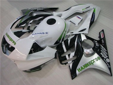 Purchase 1995-1996 White Silver Green Hannspree Honda CBR600 F3 Motorcycle Fairings UK