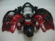 Purchase 1996-2007 Red Black Suzuki GSXR 1300 Hayabusa Motorcycle Fairing Kit UK
