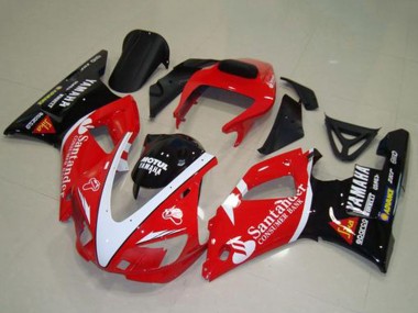 Purchase 1998-1999 Red White Glossy Black Motul Santander Yamaha YZF R1 Motorcycle Fairings UK