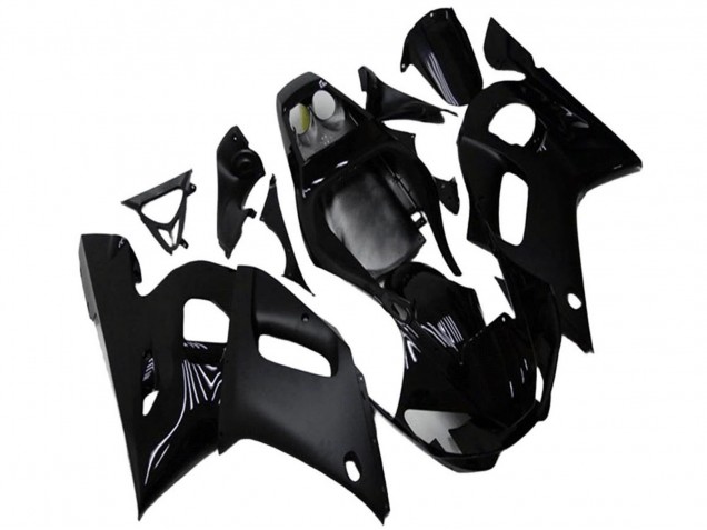 Purchase 1998-2002 Glossy Black Matte Black Yamaha YZF R6 Motorcycle Fairings UK