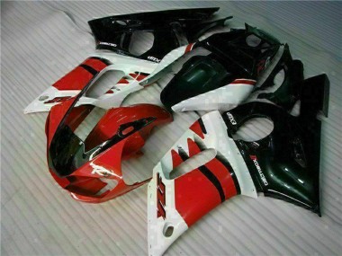 Purchase 1998-2002 White Red Glossy Black Yamaha YZF R6 Motorcycle Fairing UK