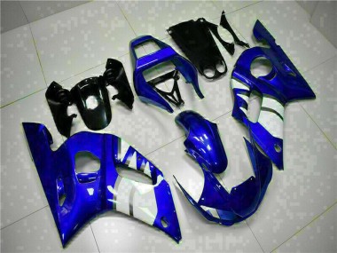Purchase 1998-2002 Blue White Yamaha YZF R6 Motorcycle Fairings UK