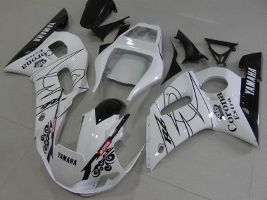 Purchase 1998-2002 White Black Red Corona Motul Yamaha YZF R6 Motorcycle Fairings UK
