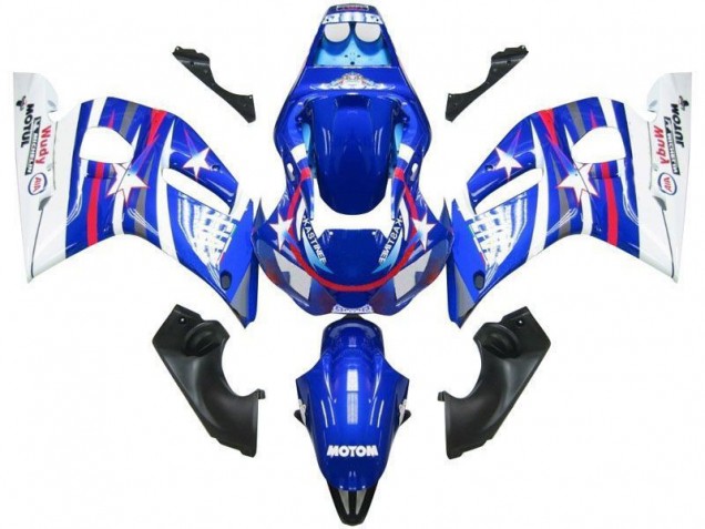 Purchase 1998-2002 Blue White Star Fiat Yamaha YZF R6 Motorcycle Fairings UK Purchase 1998-2002 Blue White Star Fiat Yamaha YZF R6 Motorcycle Fairings UK
