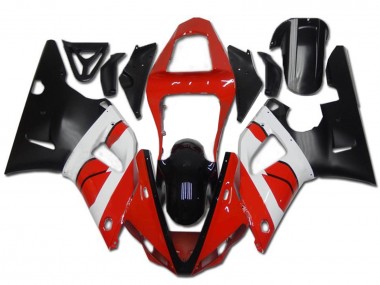 Purchase 2000-2001 Red White Glossy Black Yamaha YZF R1 Motorcycle Fairing UK