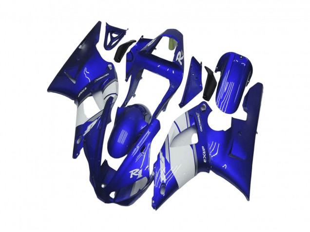 Purchase 2000-2001 Blue White Yamaha YZF R1 Motorcycle Fairing UK