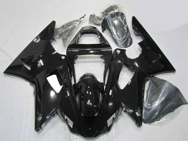 Purchase 2000-2001 Glossy Black Yamaha YZF R1 Motorcycle Fairings UK