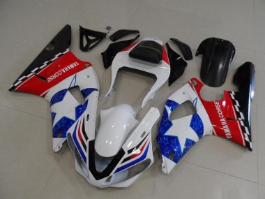 Purchase 2000-2001 White Red Blue Black Corse Yamaha YZF R1 Motorcycle Fairings UK