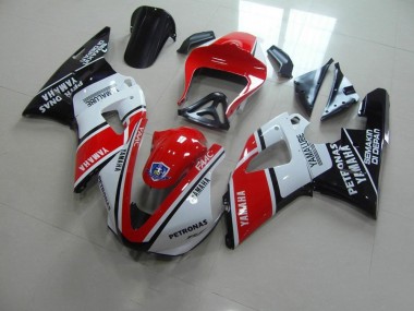 Purchase 2000-2001 Red White Yamalube Race Yamaha YZF R1 Motorcycle Fairings Kits UK