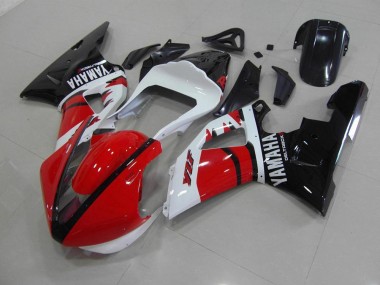 Purchase 2000-2001 Red Black White Race Version Yamaha YZF R1 Motorcycle Replacement Fairings UK