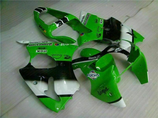 Purchase 2000-2002 Green Black Kawasaki ZX6R Motorbike Fairing UK Purchase 2000-2002 Green Black Kawasaki ZX6R Motorbike Fairing UK