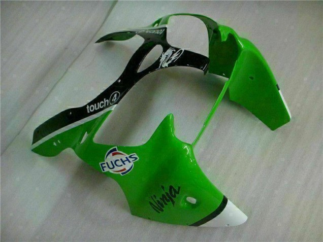 Purchase 2000-2002 Green Black Kawasaki ZX6R Motorbike Fairing UK Purchase 2000-2002 Green Black Kawasaki ZX6R Motorbike Fairing UK