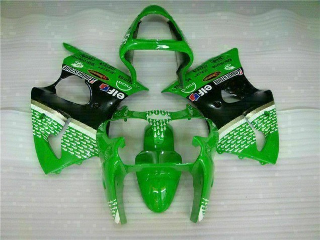 Purchase 2000-2002 Green Black Kawasaki ZX6R Motorcycle Bodywork UK Purchase 2000-2002 Green Black Kawasaki ZX6R Motorcycle Bodywork UK