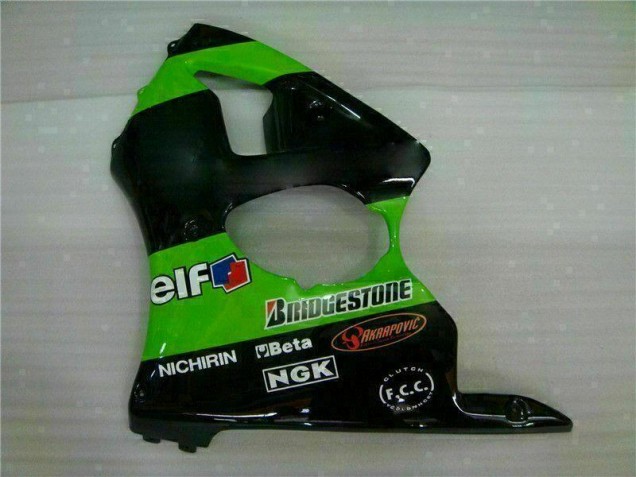 Purchase 2000-2002 Green Kawasaki ZX6R Motorbike Fairing Kits UK Purchase 2000-2002 Green Kawasaki ZX6R Motorbike Fairing Kits UK