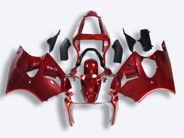 Purchase 2000-2002 Red Kawasaki ZX6R Motorcycle Fairings UK