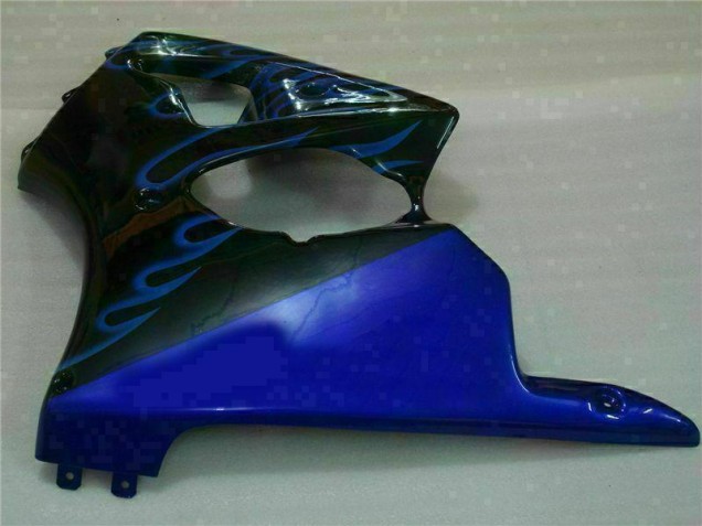 Purchase 2000-2002 Black with Blue Flame Kawasaki ZX6R Motorbike Fairings UK Purchase 2000-2002 Black with Blue Flame Kawasaki ZX6R Motorbike Fairings UK