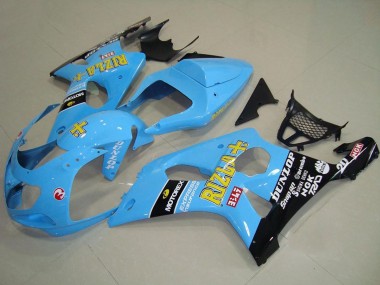 Purchase 2000-2002 Light Blue Yellow Black Rizla Suzuki GSXR 1000 Motorcycle Fairings UK