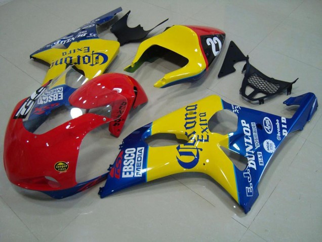 Purchase 2000-2002 Red Yellow Blue Corona Race Suzuki GSXR 1000 Motorbike Fairings UK Purchase 2000-2002 Red Yellow Blue Corona Race Suzuki GSXR 1000 Motorbike Fairings UK