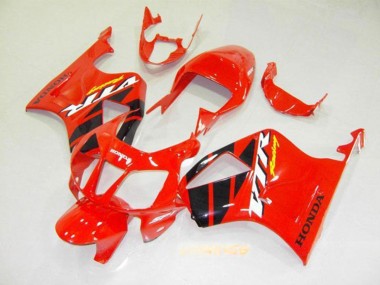 Purchase 2000-2006 Red Glossy Black Stripe Honda VTR1000 Motorcycle Fairing UK