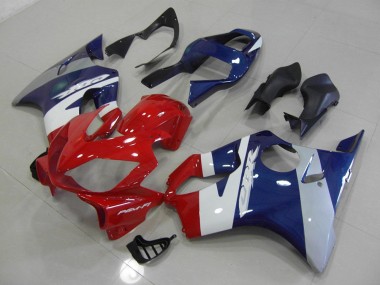 Purchase 2001-2003 Red Blue Silver Honda CBR600 F4i Bike Fairing UK