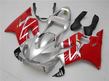 Purchase 2001-2003 Silver Red Honda CBR600 F4i Motorcycle Fairings Kits UK
