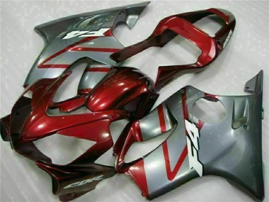 Purchase 2001-2003 Silver Red Honda CBR600 F4i Motorcycle Fairing Kits UK