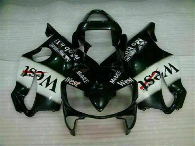 Purchase 2001-2003 White Black West Honda CBR600 F4i Bike Fairings UK