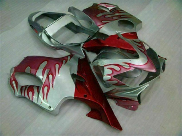 Purchase 2001-2003 Red Flame Silver Honda CBR600 F4i Motorbike Fairings UK Purchase 2001-2003 Red Flame Silver Honda CBR600 F4i Motorbike Fairings UK