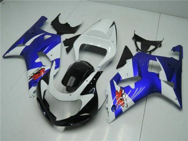 Purchase 2001-2003 White Blue Black Suzuki GSXR 600/750 Motorcycle Fairings UK