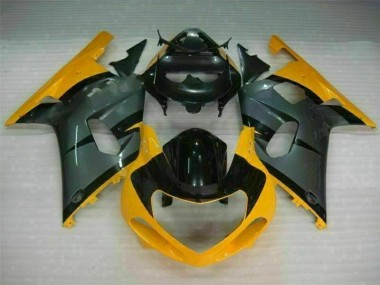 Purchase 2001-2003 Black Yellow Suzuki GSXR 600/750 Bike Fairing UK