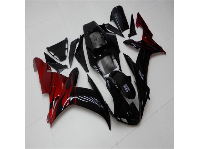 Purchase 2002-2003 Black Red Yamaha YZF R1 Motorcycle Fairing UK
