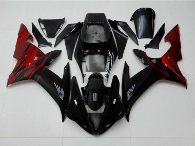 Purchase 2002-2003 Black Red Yamaha YZF R1 Motorcycle Fairing UK