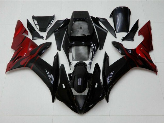 Purchase 2002-2003 Black Red Yamaha YZF R1 Motorcycle Fairing UK