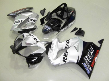 Purchase 2002-2013 Silver Repsol Honda VFR800 Motorbike Fairing Kits UK